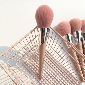 BBL Pink Premium Makeup Brushes Loose Powder Buffing Sculpting Blush Tapered Blending Highlighter Eyeshadow Brush Make Up Tools