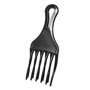 1Pc Insert Afro Hair Pick Comb Wide Comb Teeth Hair Fork Brush for Curly Hair Plastic High & Low Gear Comb Hair Styling Tools