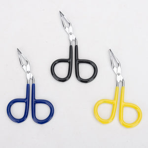 New 1Pc Scissors Flat Tip Eyebrow Tweezers Clamp Clipper Stainless Eyebrow Removal Makeup Tool For Beauty