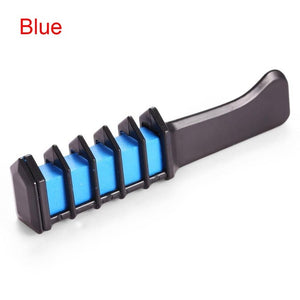 EASY! 1pc Personal Salon Use Mini Hair Dye Comb DisposableCrayons Grey Purple Red Hair Color Chalk Hair Dyeing Tool TSLM2